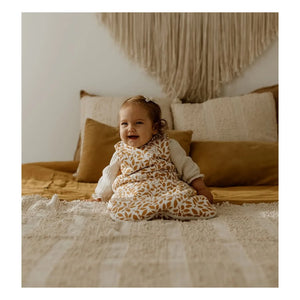 Saco de dormir de doble cara Les Petites Billes - Oursons | Caramelo