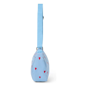 Studio Noos - Riñonera Puff Hearts | Azul claro