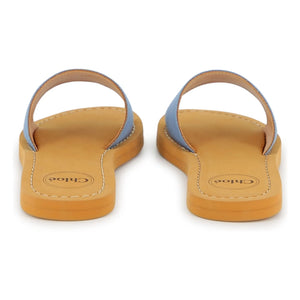 Chloé - Sandalias con logo | Gris azulado