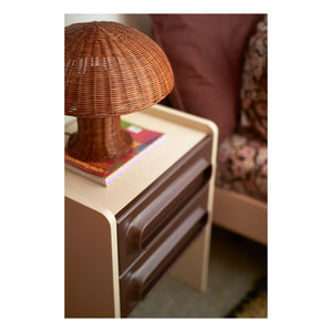 HKliving - Lámpara de mesa de mimbre