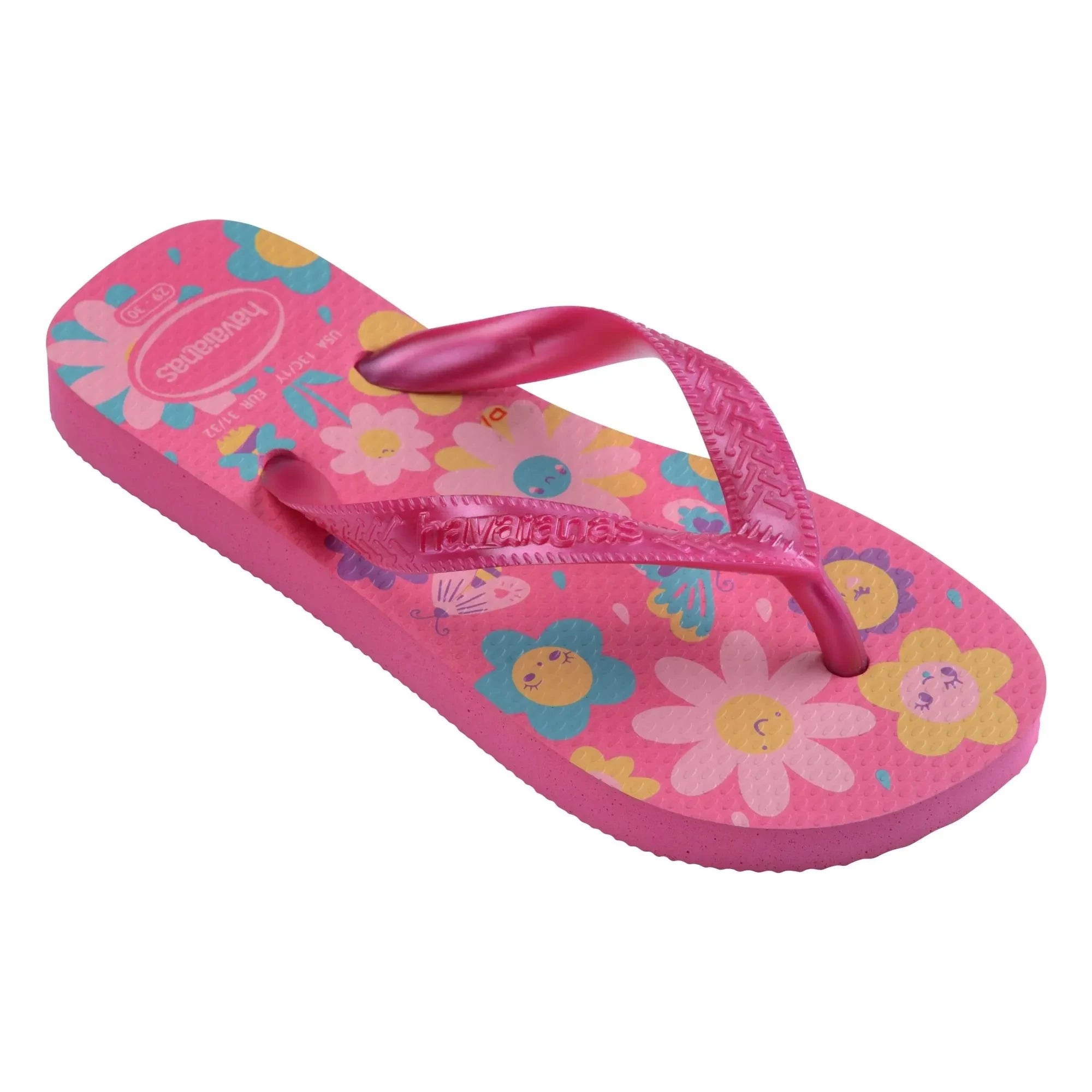 Havaianas - Chanclas de dedo Flores | Fucsia