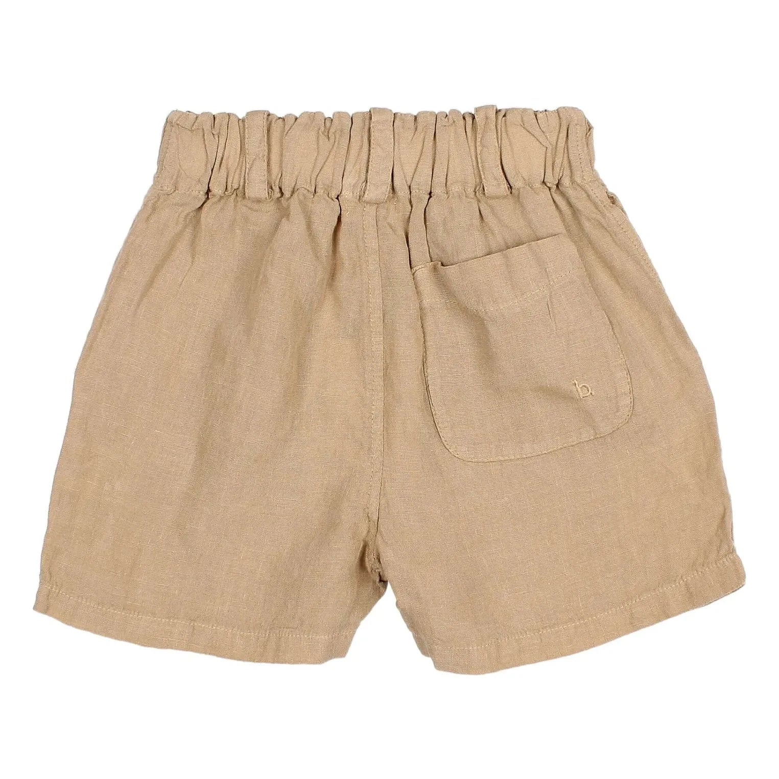 Búho - Pantalones cortos de lino Bermuda | Beige