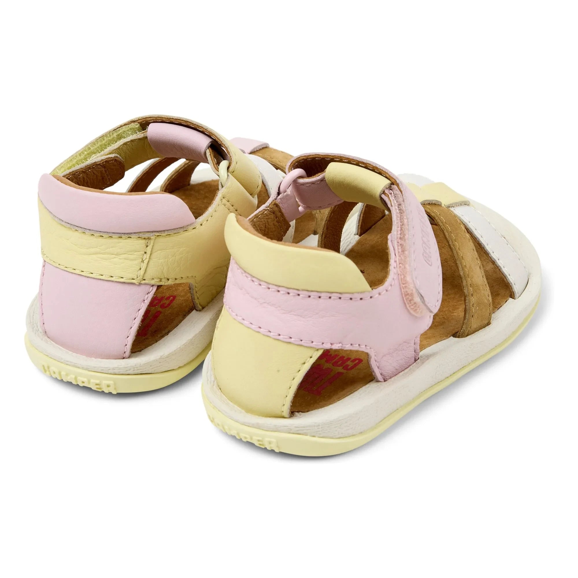 Camper - Sandalias de bebé Bicho con bloques de color | Rosa