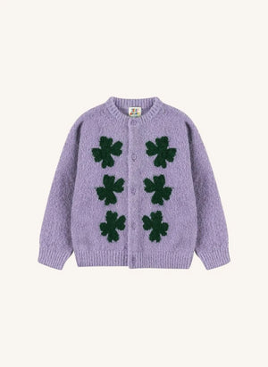 Jelly Mallow - Lucky Clover hırka | Mor