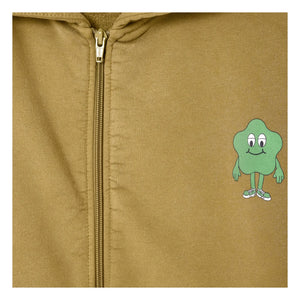 American Vintage - Sudadera con cremallera Zoky de algodón orgánico | Camel
