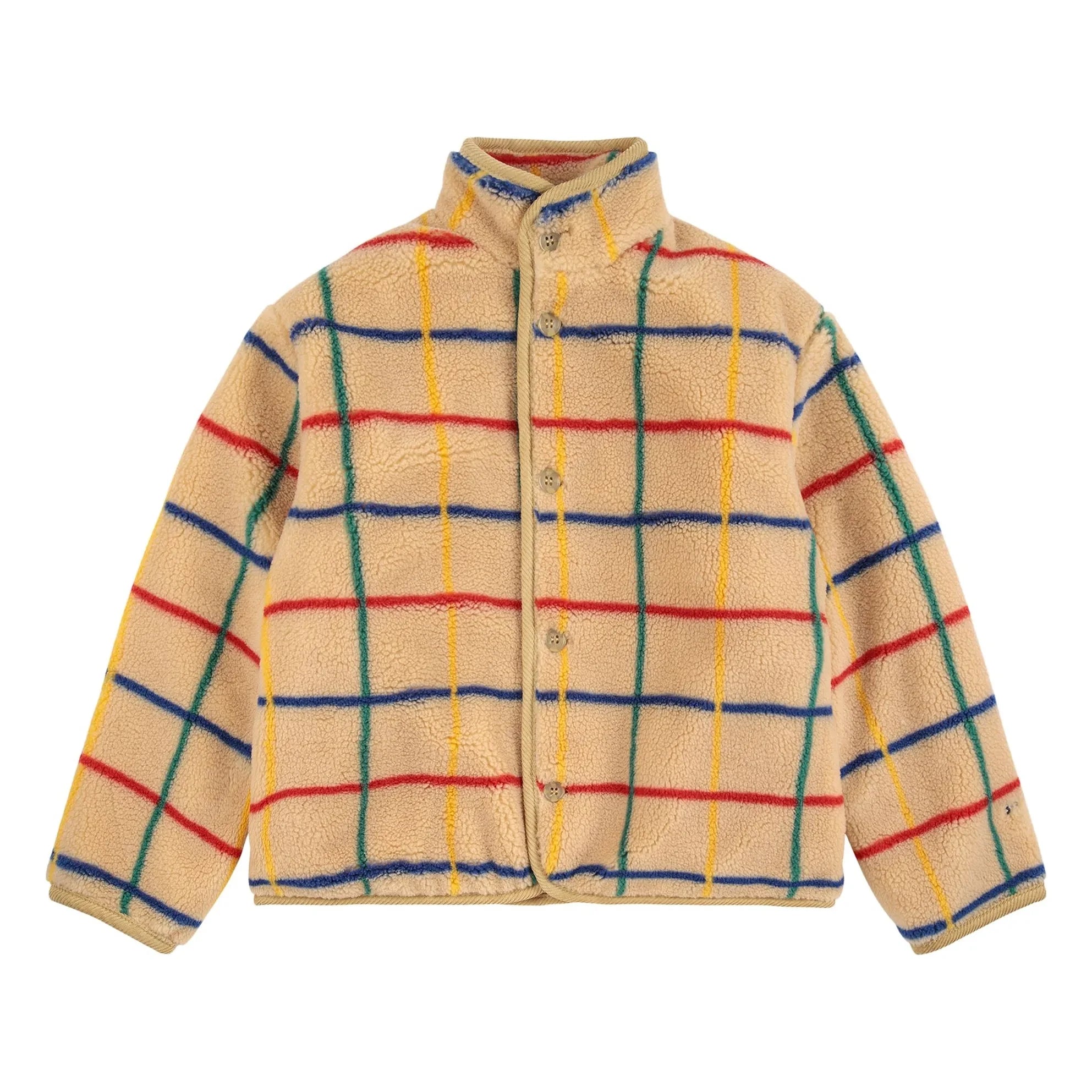 Bobo Choses - Chaqueta Sherpa de Fibra Reciclada | Beige