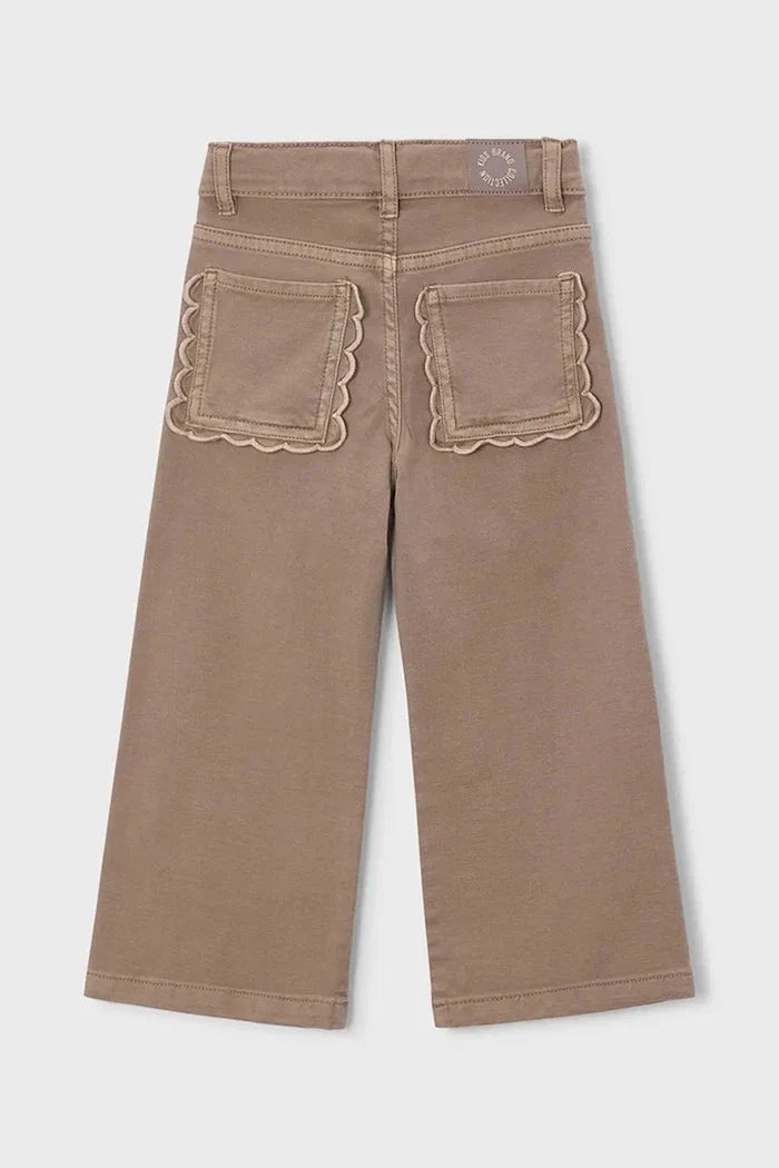 Pantalones vaqueros Mayoral de pierna ancha para niña