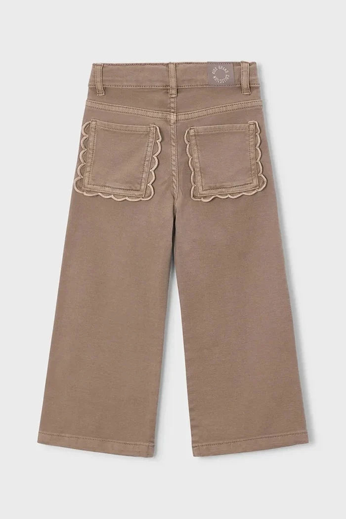 Pantalones vaqueros Mayoral de pierna ancha para niña