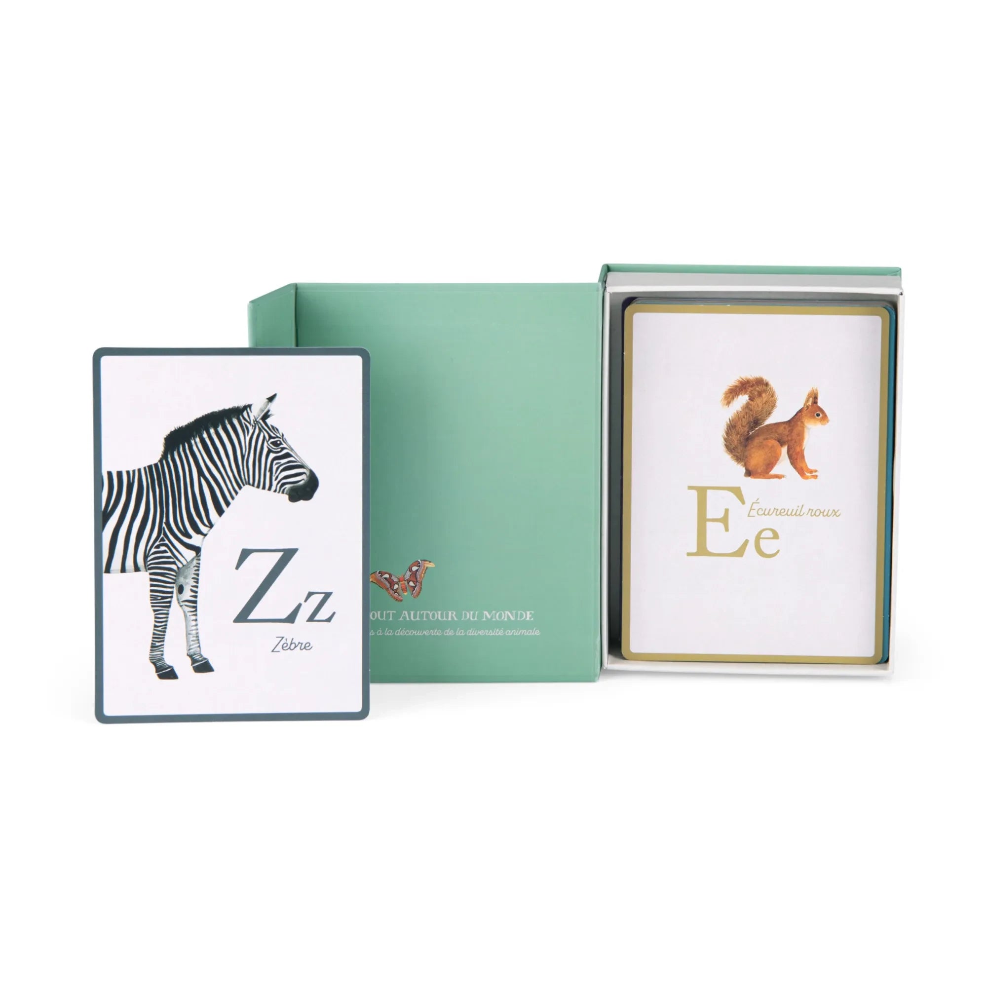Moulin Roty - Tarjetas ABC de animales - FR