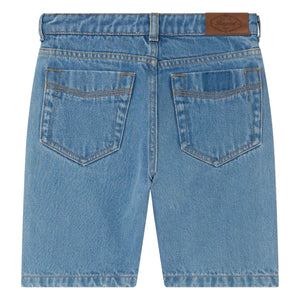 Bonpoint - Pantalones cortos vaqueros bermudas Elvio de algodón orgánico | Azul