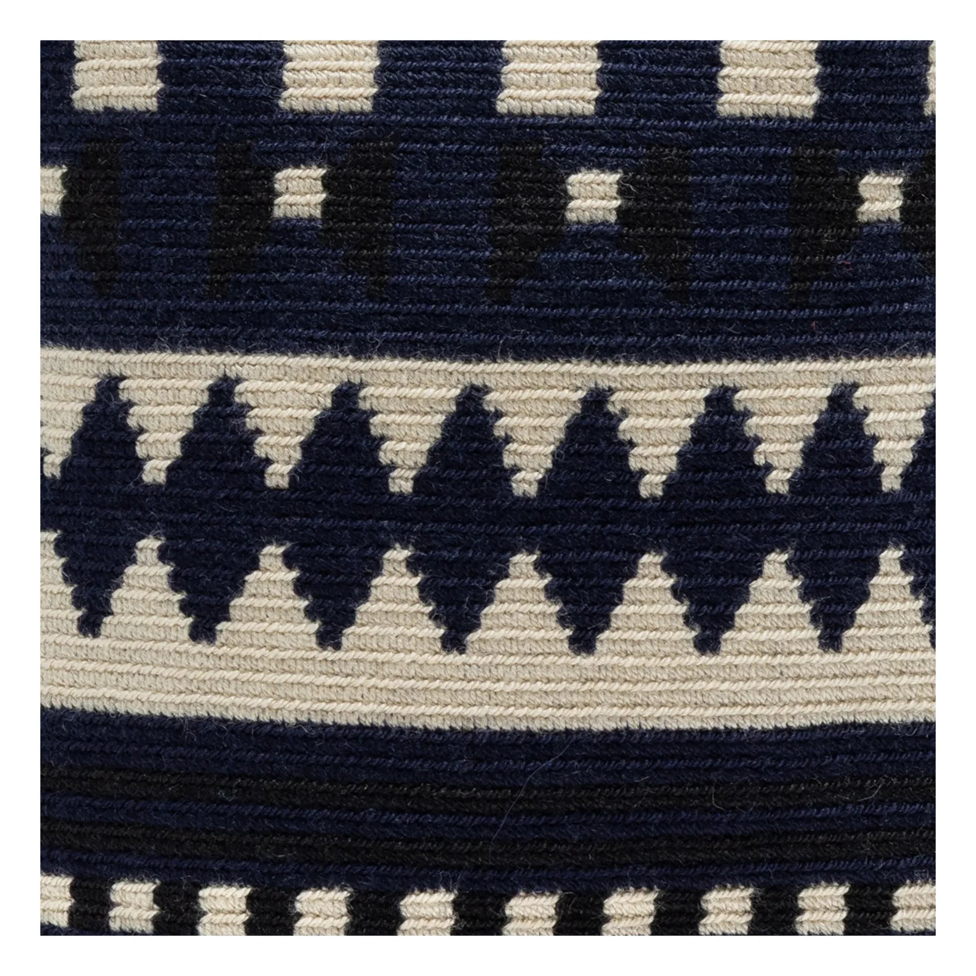 Guanábana - Bolso de macramé Mitra | Azul marino