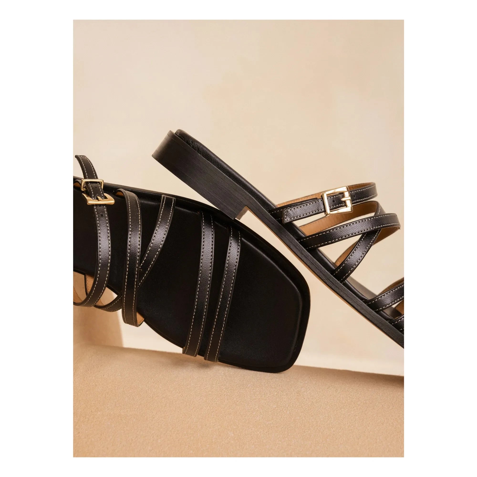 Bobbies - Sandalias de piel Isys | Negro