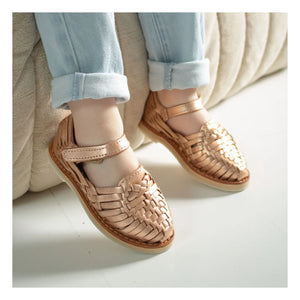 Mapache - Sandalias Alegria | Oro Rosa