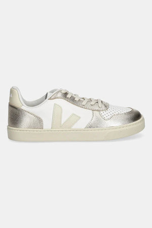 Veja Small V-10 Laces Zapatillas Deportivas de Cuero para Niño