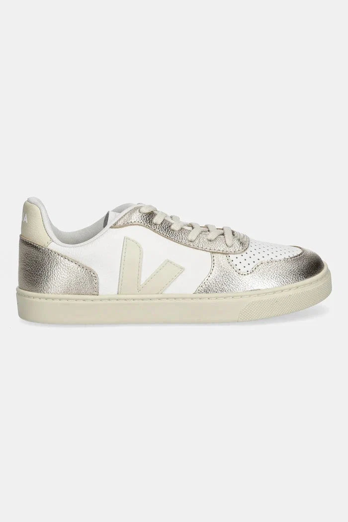 Veja Small V-10 Laces Zapatillas Deportivas de Cuero para Niño