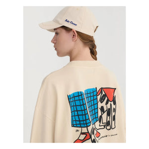 Bobo Choses - Sudadera de algodón orgánico Dog Friends | Crudo
