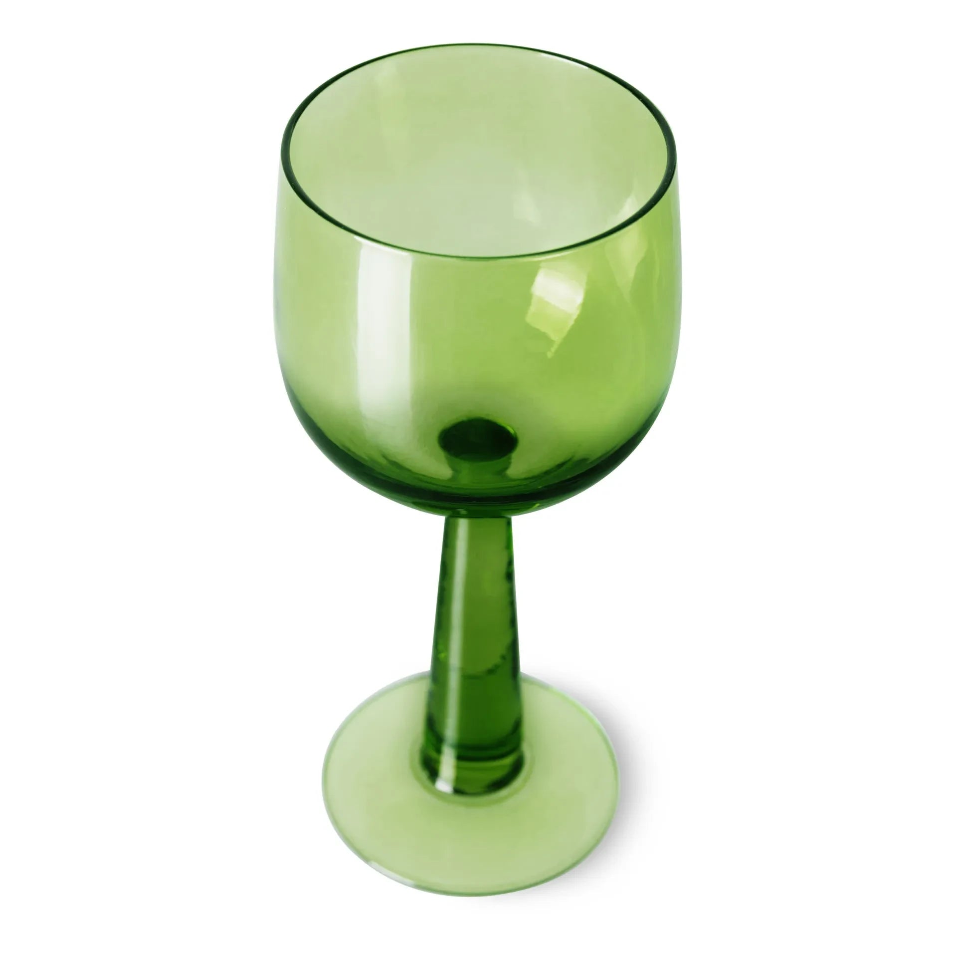 HKliving - Juego de vasos The Emeralds - Set de 4 | Amarillo verdoso