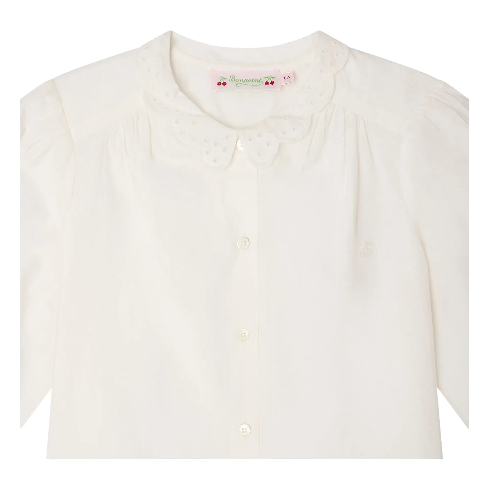 Bonpoint - Blusa de algodón orgánico Lizea | Crema