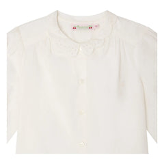 Bonpoint - Blusa de algodón orgánico Lizea | Crema