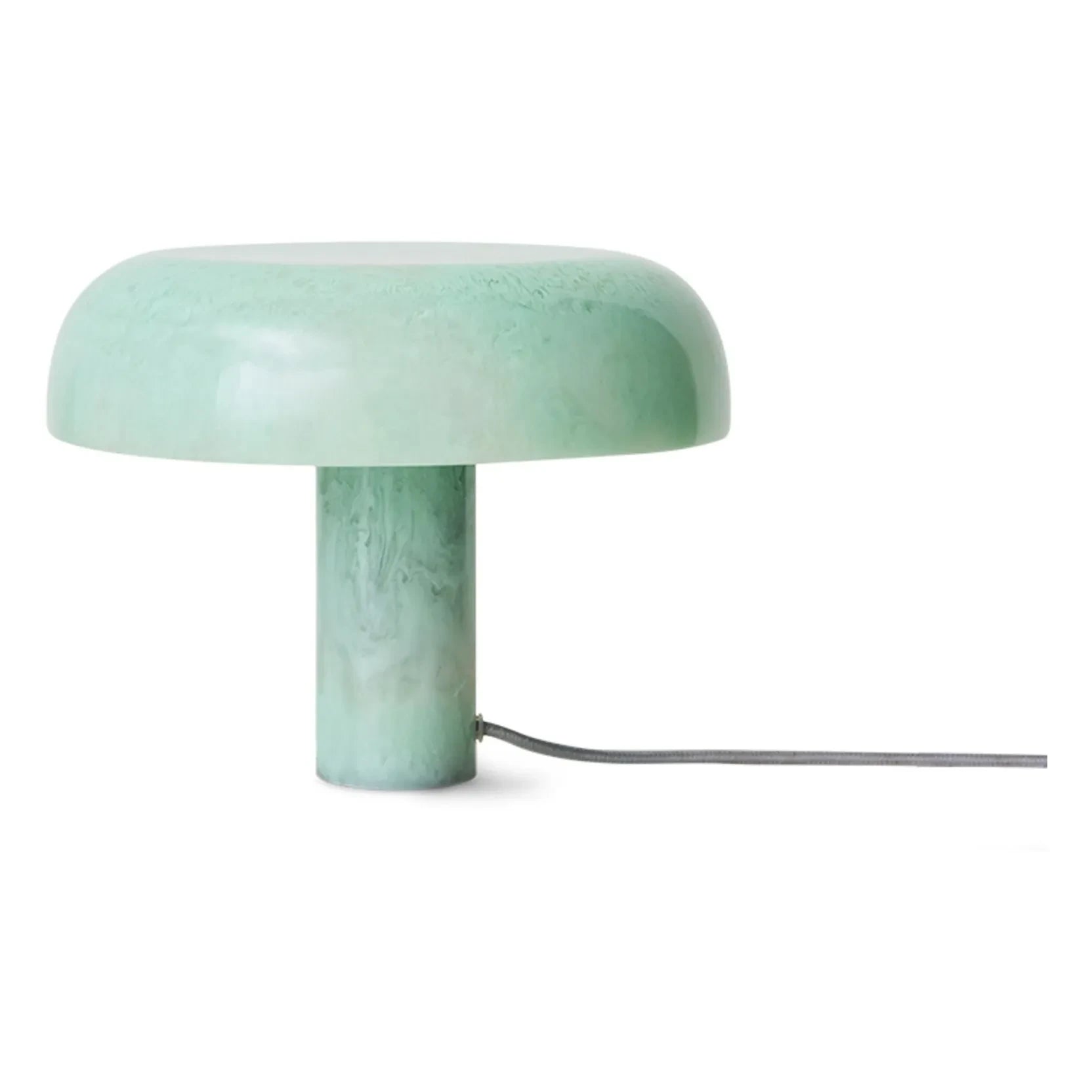 HKliving - Lámpara de mesa de corcho | Verde Menta