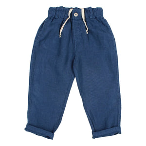 Búho - Pantalón de lino | Azul marino