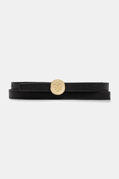Cinturón de cuero reversible Tory Burch para mujer