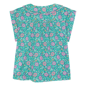 Bonton - Camisa cuello Claudine Lorelei Flowers | Lila