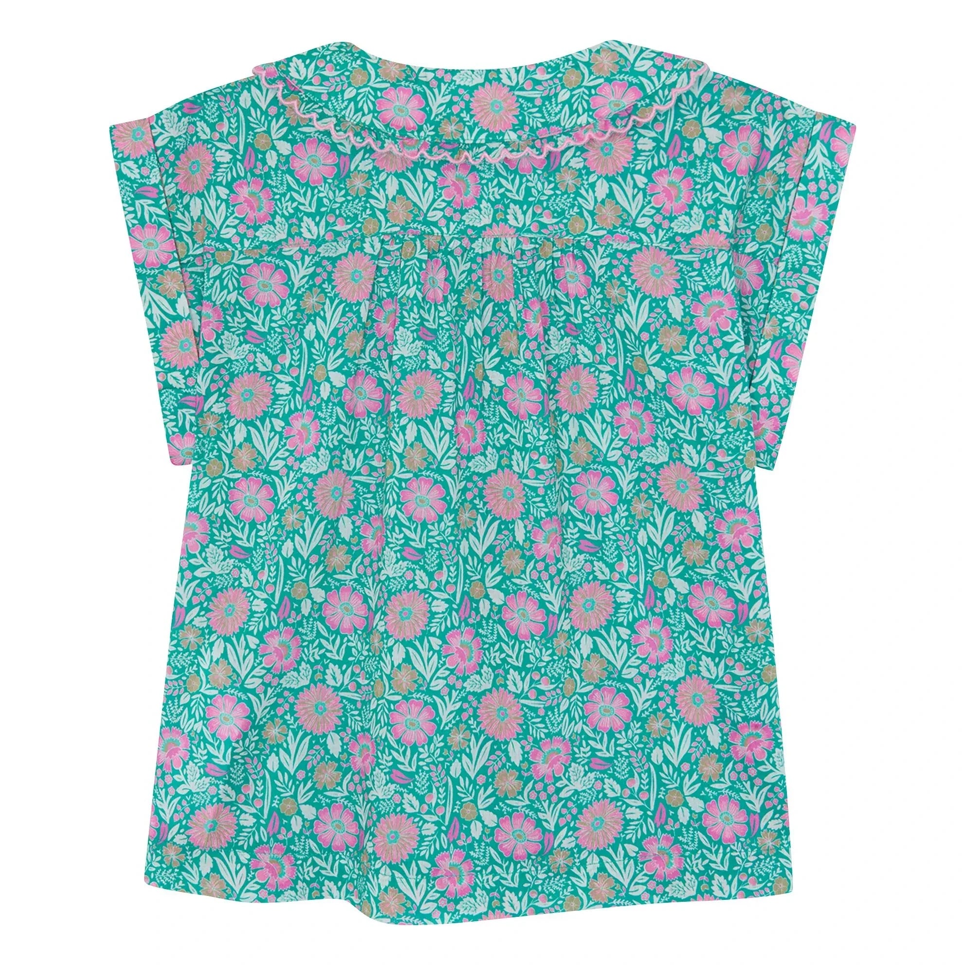 Bonton - Camisa cuello Claudine Lorelei Flowers | Lila