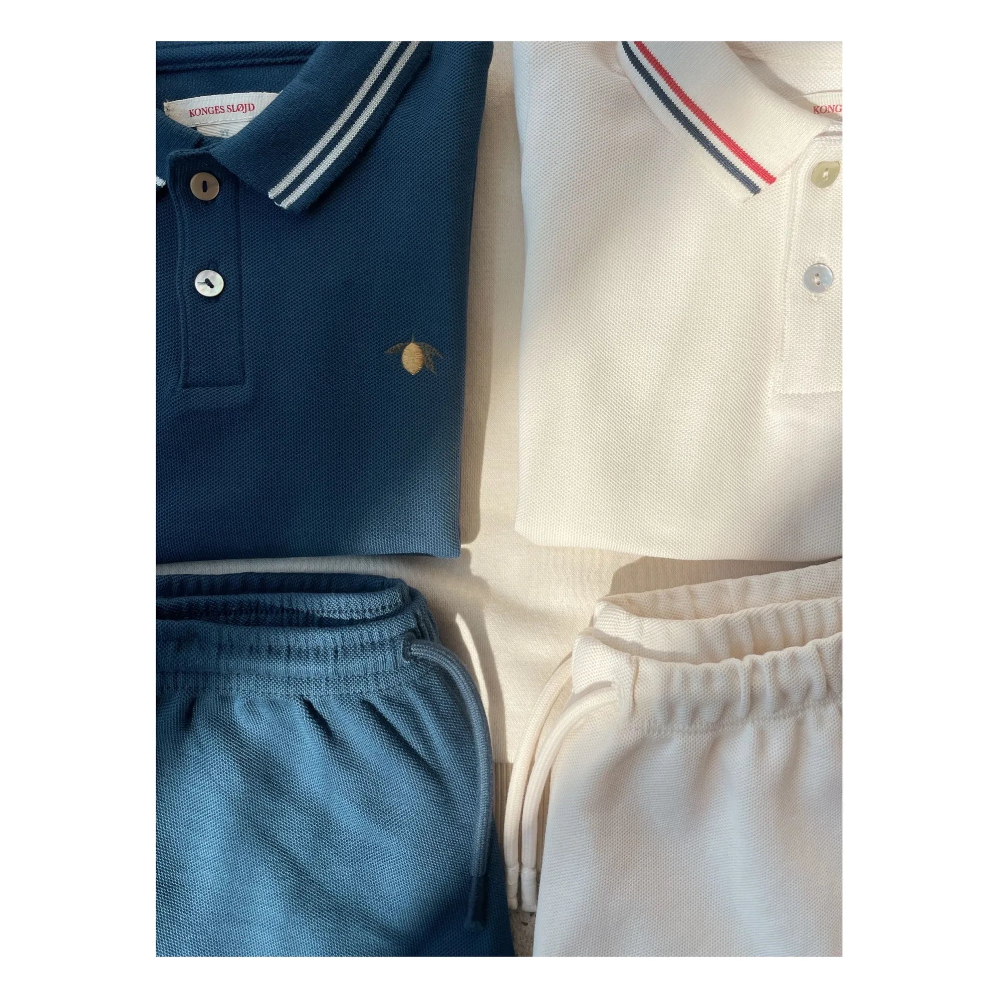 Konges Sløjd - Polo de algodón orgánico Florian | Azul marino