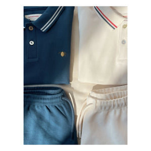 Konges Sløjd - Polo de algodón orgánico Florian | Azul marino