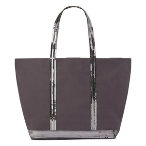 Vanessa Bruno - Bolso tote con cremallera L | Gris carbón