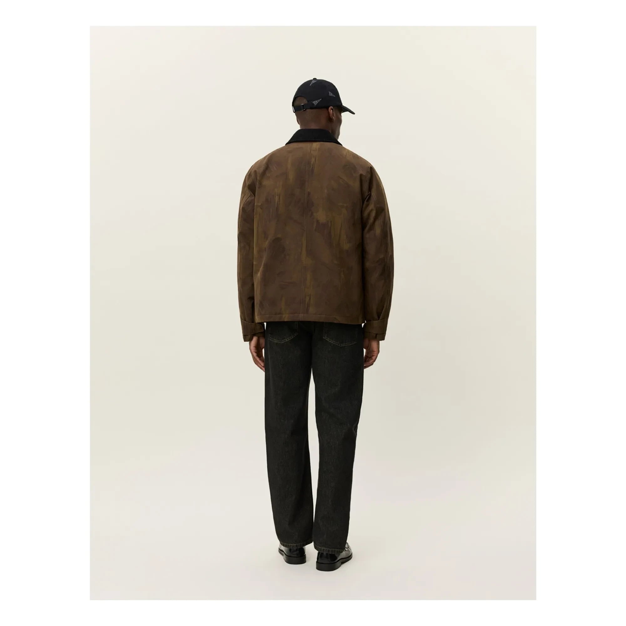 Les Deux - Chaqueta de algodón Montana AOP | Marrón
