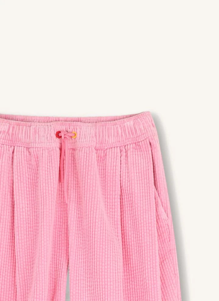 Kenzo - Pantalón elástico de terciopelo | Rosa chicle