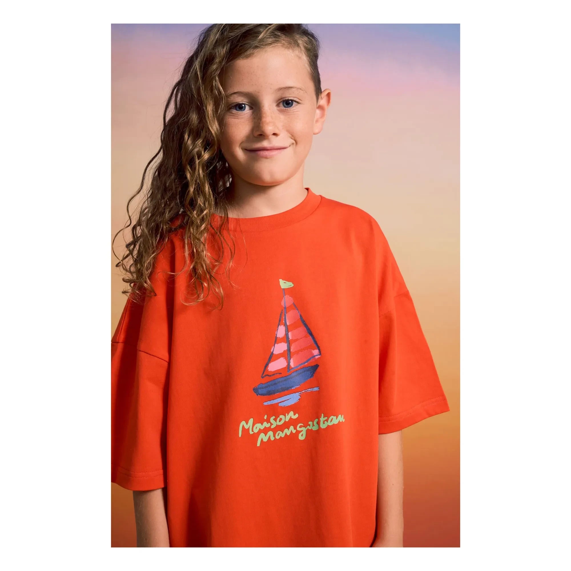 Maison Mangostan - Camiseta de vela | Rojo
