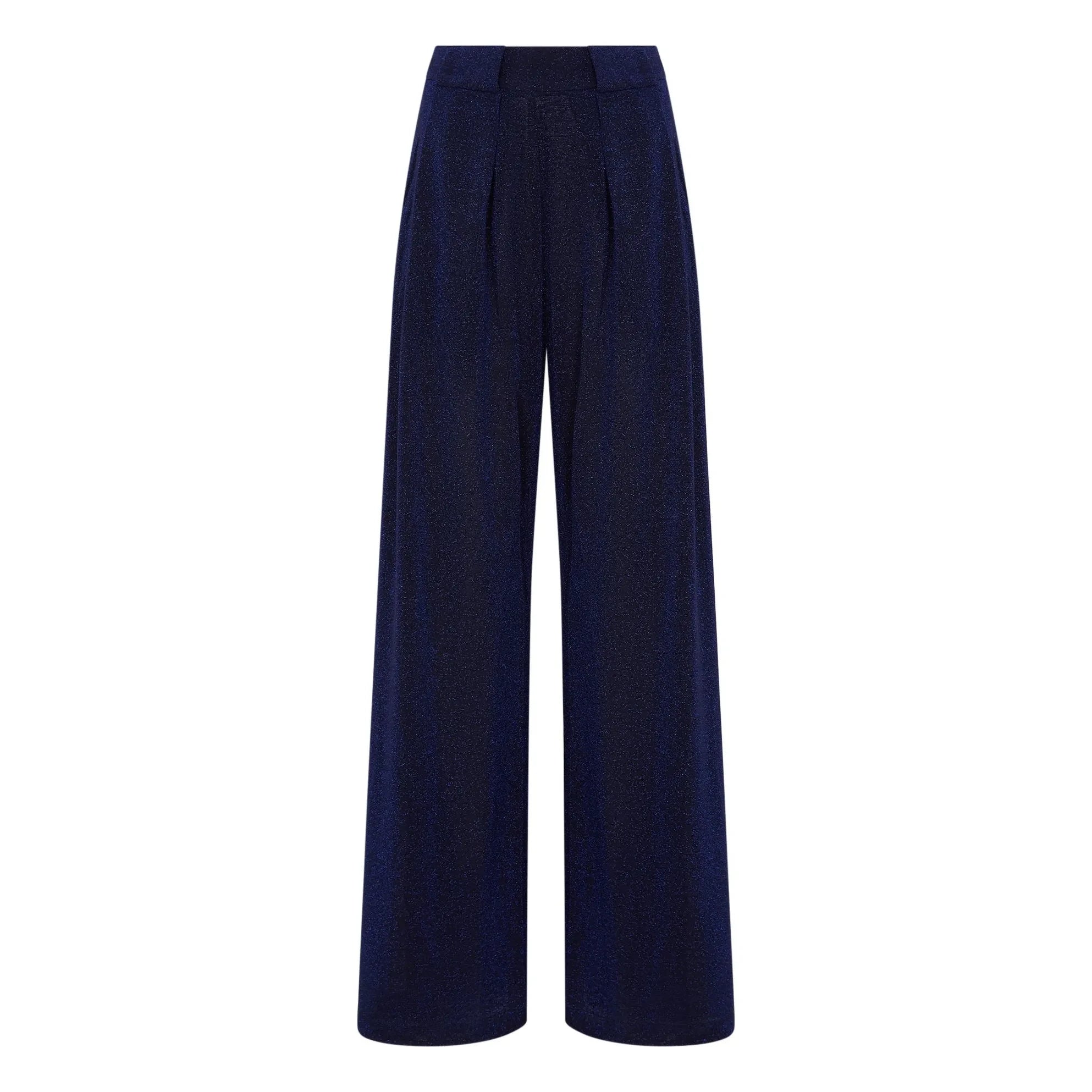 Momoni - Pantalón metálico Aspen | Azul marino