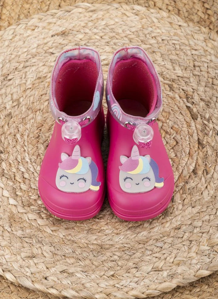Igor - Botas de lluvia Mendi Unicornio | Fucsia