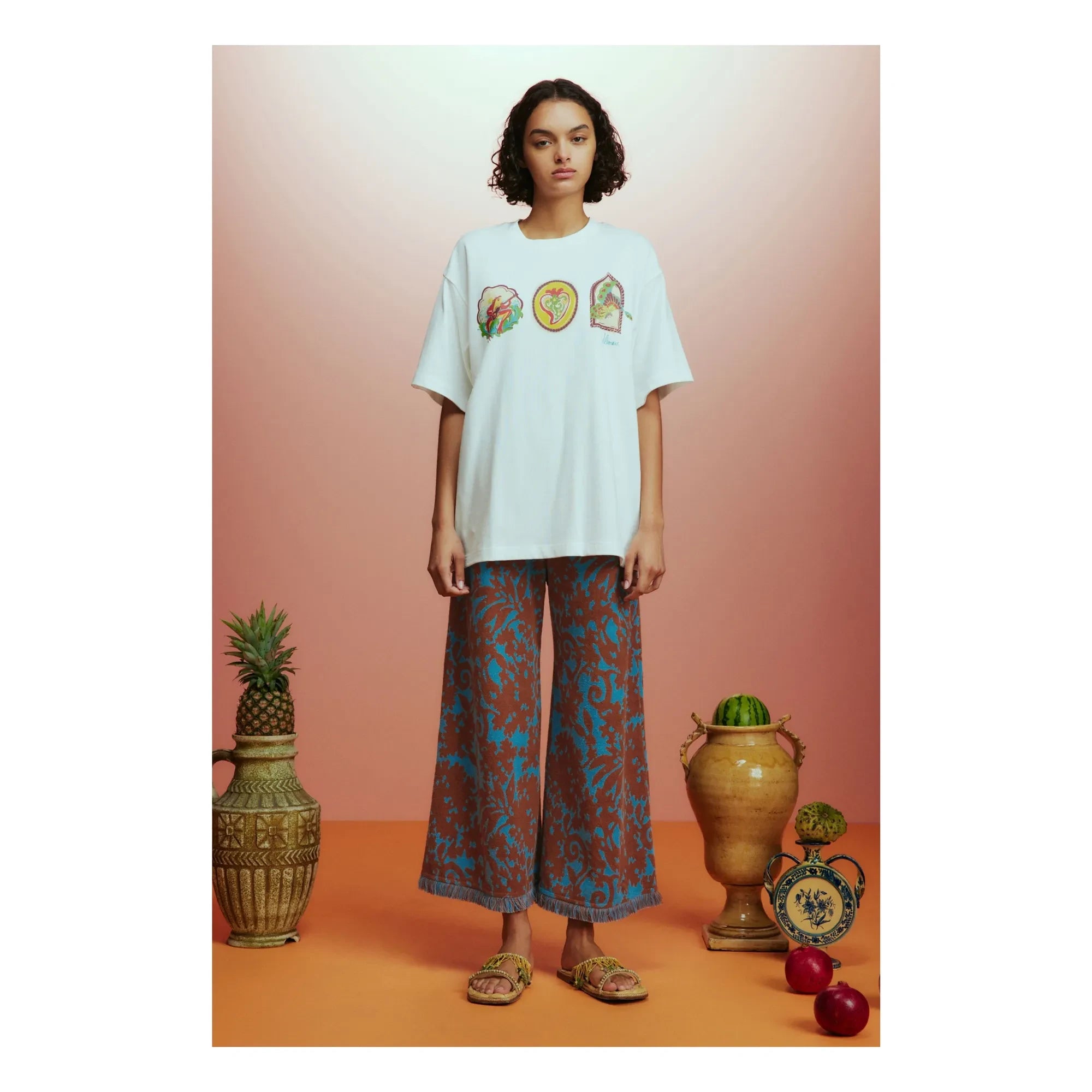 Alémais - Camiseta Emilio de algodón orgánico | Crema