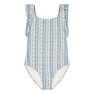 Soor Ploom - Bañador Thelma de fibra reciclada floral Soor Ploom X Canopea | Crudo