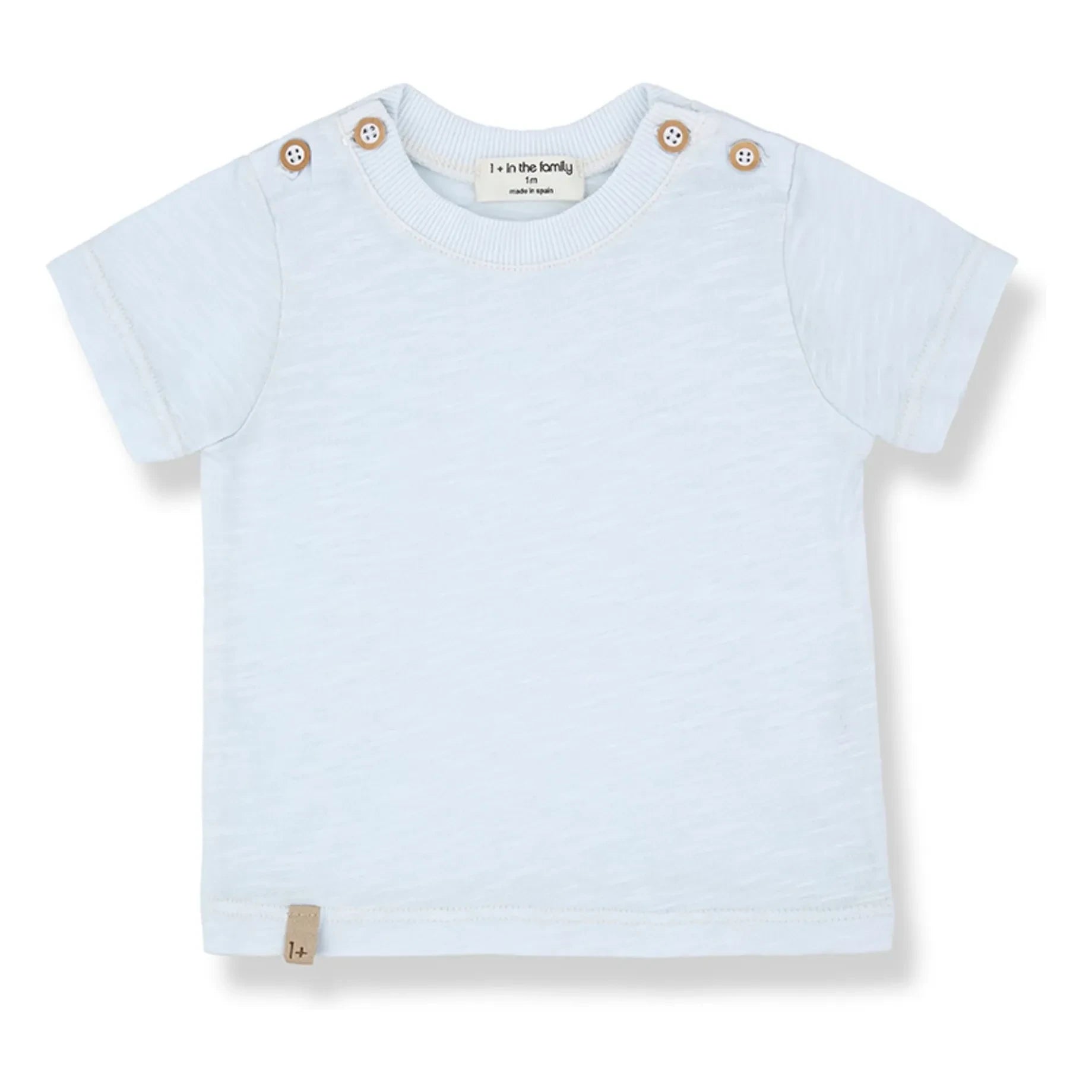 1+ in the family - Camiseta Kamari Chiné | Azul pálido