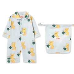 Tinycottons - Teddy Bear Tulum Pijama | Açık Mavi