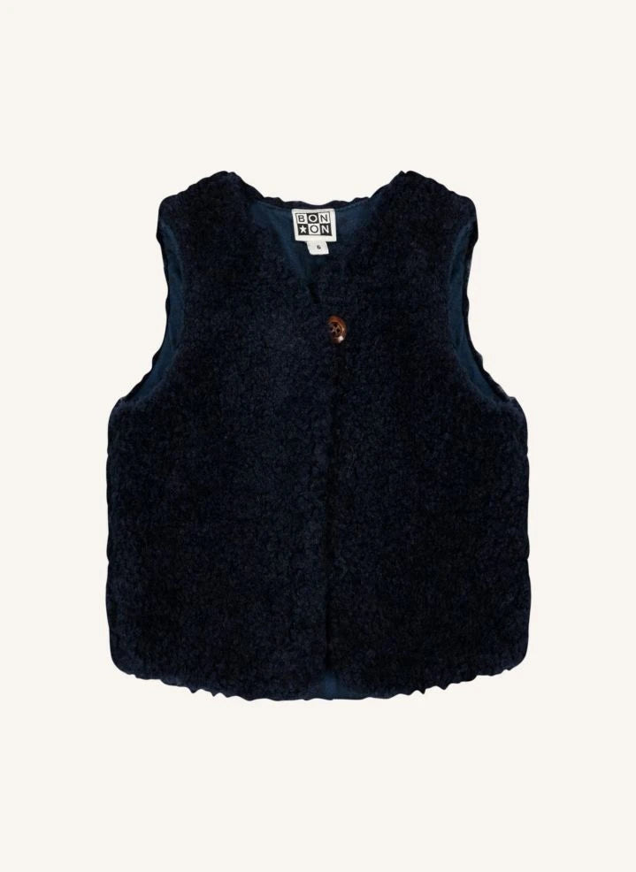 Bonton - Teddy Beti ceket | Lacivert
