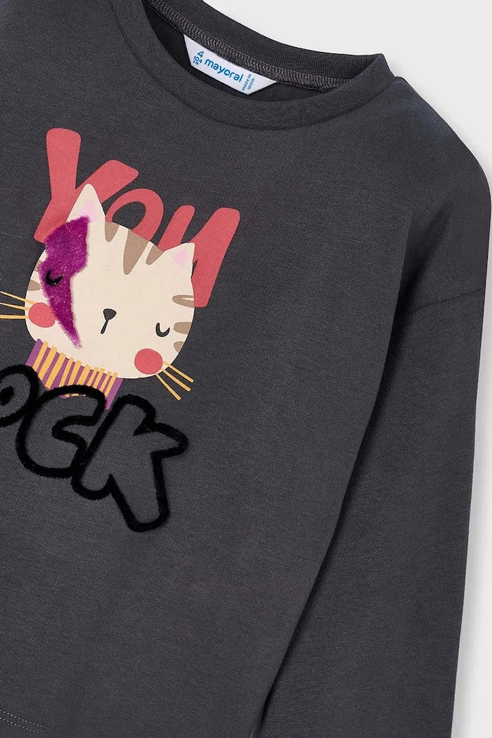 Blusa de algodón de manga larga Mayoral