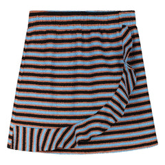 Beachlife - Falda de baño a rayas acanaladas | Azul claro