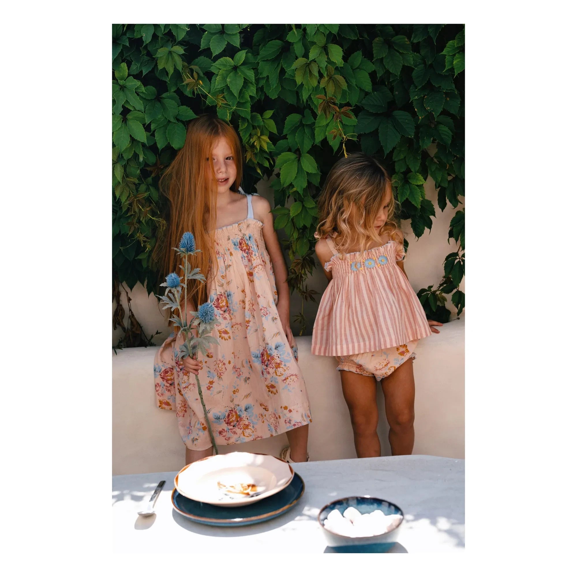 Lilinoa - Bloomer Lou con estampado floral | Melocotón