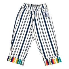 Club Trésor - Pantalón de rayas Biarritz Sunset | Azul marino