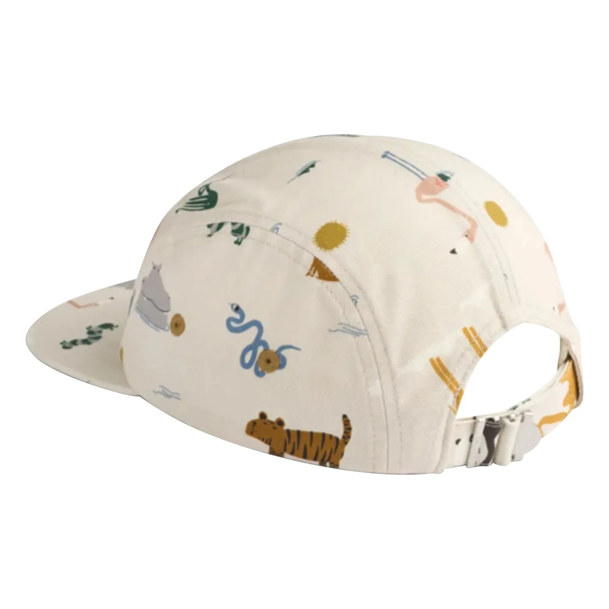 Liewood - Gorros de algodón orgánico con forma de animal Rory | Crudo