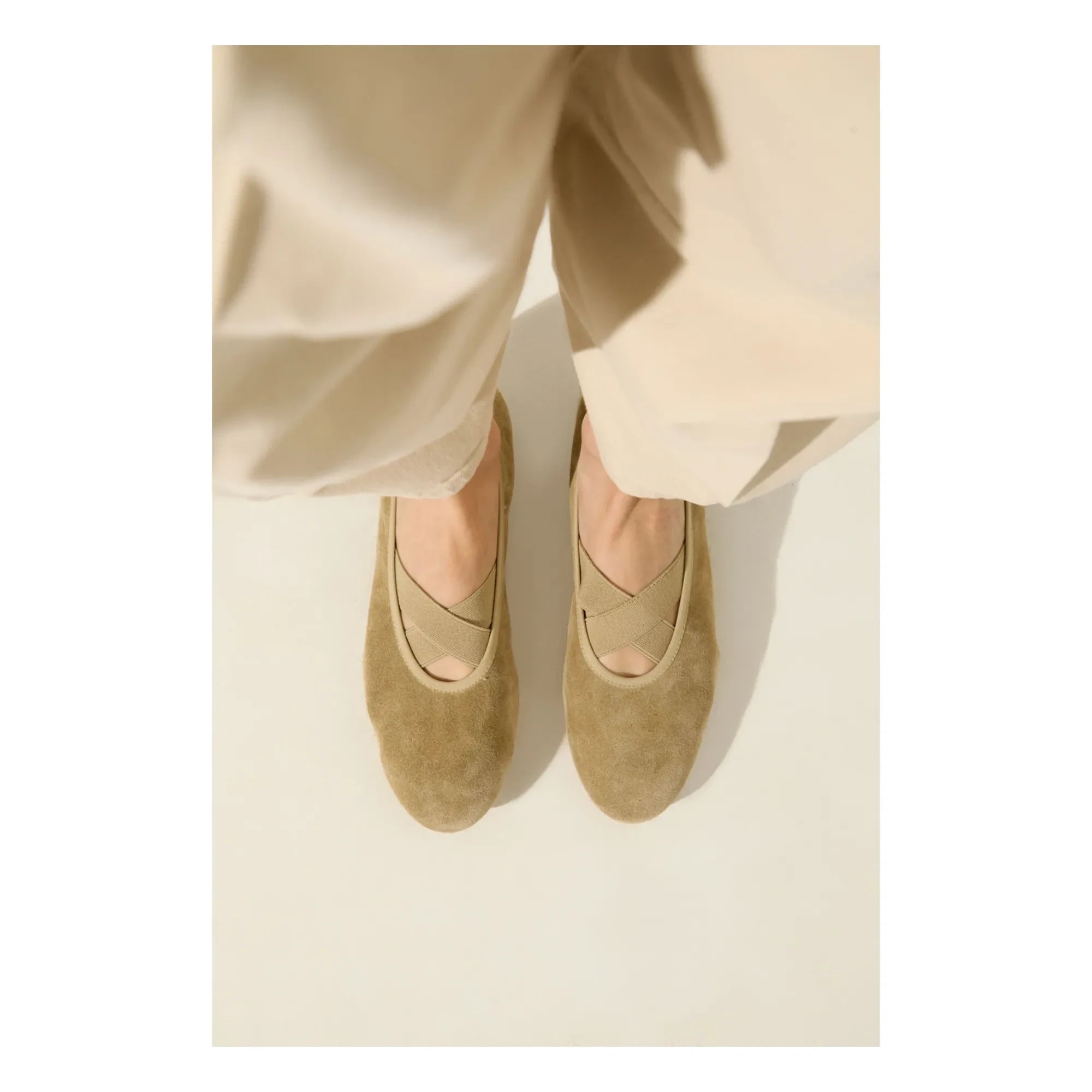 Augusta - Bettina Bailarina de ante | Beige