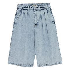 the new society - Bermuda de algodón | Azul denim