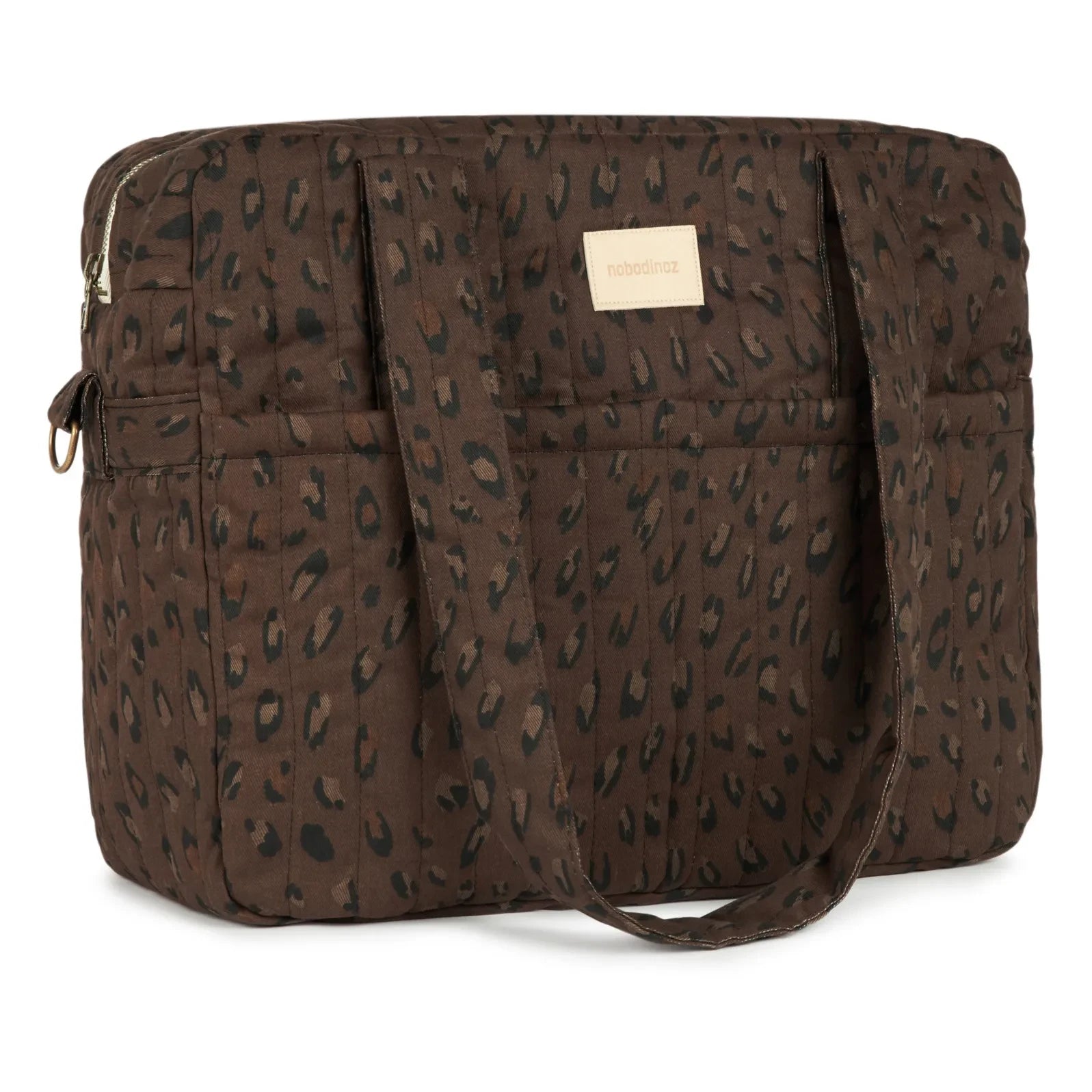 Nobodinoz - Bolso de Maternidad Hyde Park | Leopardo