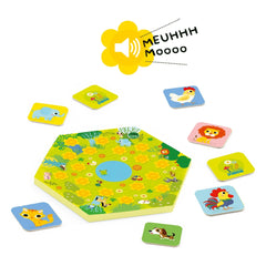 Djeco - Moo juego de memoria